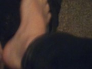 Black Dress Shoes & Cute Barefeet (No Audio)