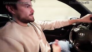 nearly crashed the truck when I jacked him off