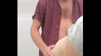 Failed rest stop bathroom banging