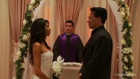 Despite just getting married he cannot help but cheat on his wife with the blonde