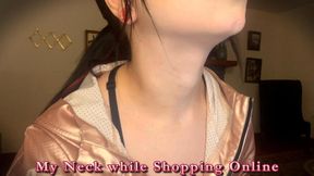 My Neck while Shopping Online