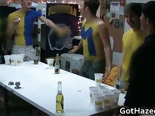 Fresh  college twinks get gay hazing 10