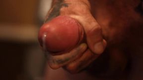 Stunning dick stroked until it cums in cinematic French porn