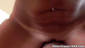 Vanessa Cage's mature stepaunt pleasures a massive hard cock&#x1F346;