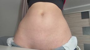 oil belly button fingering perfect body