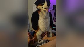 Lewdmindedlynx Helps Angrybarks Through His Rut Week Cums Inside And On His Feet Paws