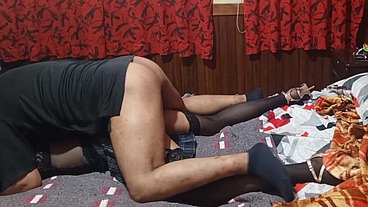 Femboy sumiso que empezó provocando... y terminó entregado