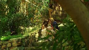 cytherea squirts on evan stone s big cock outdoors