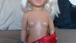 Cum Painting on Vera Doll