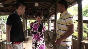 Passionate Japanese Group Action: Yui Ueharas Intense Blowjob Fiesta