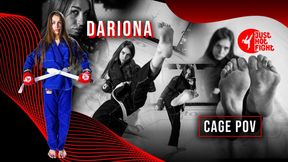 DARIONA POV KICKS IN A CAGE