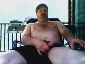 Beefy Daddy Strokes and Shoots 3