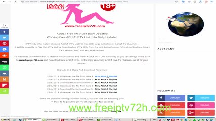 PORN-IPTV 18+ iptv channels +18 m3u