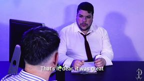 profanus office episodes 3 and 4 (complete duo) the boss tests the new actors  dicks and eats the intern s ass