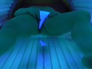 CAM MASTURBATION PUBLIC SOLARIUM WITH TOY