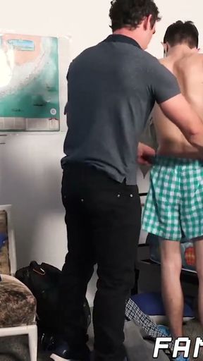 Nerdy gay teen has breeding threesome with stepfamily   Clip 1