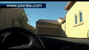 Pornstar bombshell Trina Michaels gets her asshole fucked hard