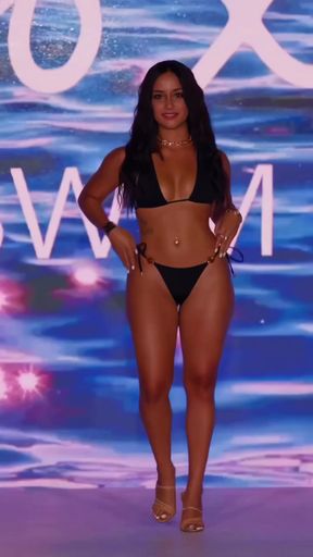 Female Model on Runway
