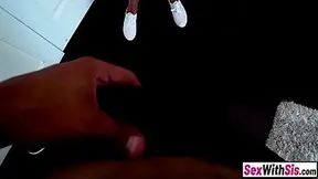 Horny stepbro taught stealing teen stepsis a lesson with big dick