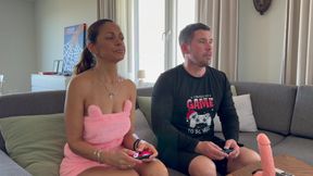 Perfect Wife: I Get to Fuck Her Ass if I Win Against Her Playing Video Games