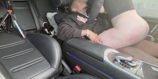 Seductive pawg rides BBC in the backseat