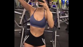Madducabrall se exibindo na academia novinha gostosa
