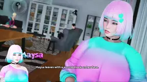 Helping hot friend Melody get an orgasm at home