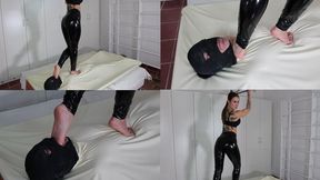 Vacuum slave – Foot Gagging & Foot Smother!