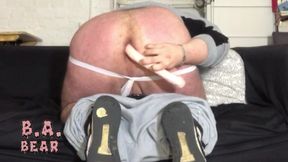 Fat Slut Pig Wanks in a Track Suit