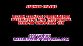 Ebony Slut Sucks Hard Cock & Gets Fucked to Mouth Cumshot