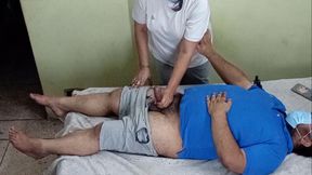 Busty Nurse Helps Patient on Clinic Desk - Deepthroat & Ride