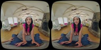 VR BANGERS French MILF Anissa Kate Dreaming About Threesome With Jazmin Luv And Her BF VR Porn