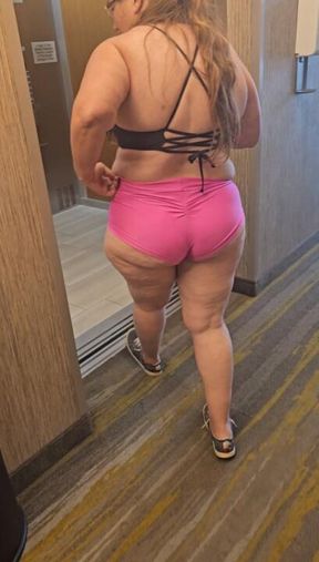 Getting Ice in My Swimsuit at the Hotel