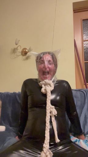 2 Latex Catsuits and 5 Minutes in Plastic Bag