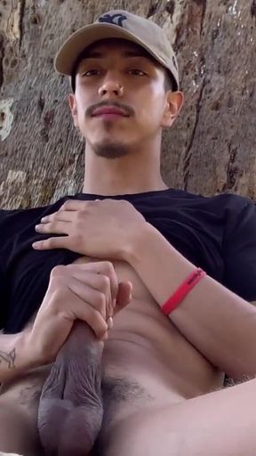 Skinny Big Dick Uncut Twink Public Sex Caught Big Load!