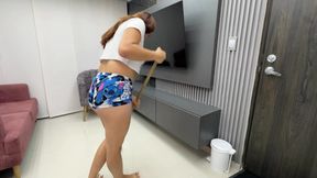 My Big Ass Redhead Stepsister Gets Stuck on the Furniture