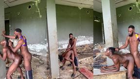 naughty college student lives out fantasy to fuck stranger outdoor