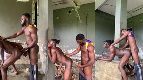 naughty college student lives out fantasy to fuck stranger outdoor