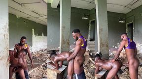 naughty college student lives out fantasy to fuck stranger outdoor