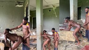 naughty college student lives out fantasy to fuck stranger outdoor