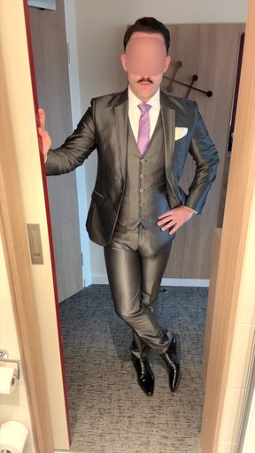 Shiny Suit, Shiny Shoes, Shiny Cock