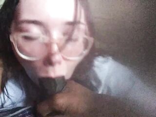 Nerdy female gags on bbc