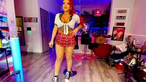 Busty Teacher Serves Detention with JOI