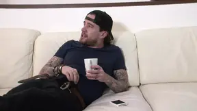 Tattooed babe Julia De Lucia and Luke Hotrod share a good cock
