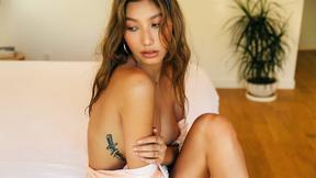 ”Big tits petite Latin beautiful babe exposes nude figure in the bathtub”