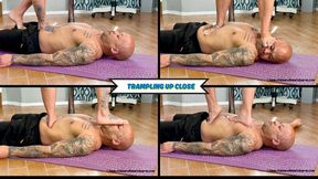 Trampling Up Close - Goddess Rapture Makes a Pure Foot Domination Crush Video featuring Trampling, Stomping, Throat Standing, and Face Standing - Nice Tight Shots of Her Feet and the Damage They Inflict - UltraHD (WMV)