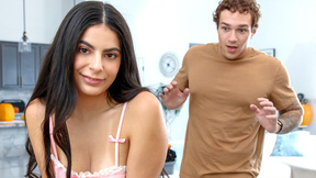 Halloween makes big ass latin step sister being a total brat