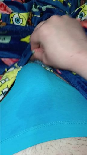 Amateur teen self tapes in homemade video