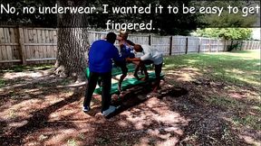 Rita finds two new friends in the park