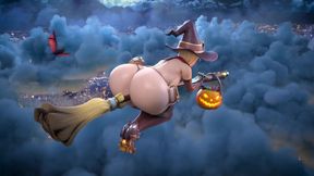 Big Ass Witch Mercy Late for Halloween